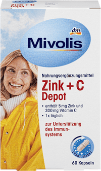 Zink + C Depot Capsules 60 stuks, 60 stuks