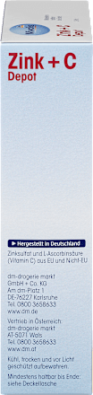 Zink + C Depot Capsules 60 stuks, 60 stuks