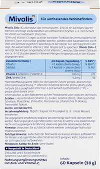Zink + C Kapseln 60 St, 38 g