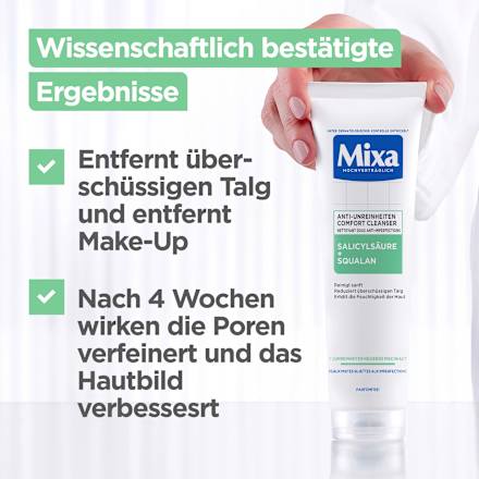 Mixa Reiniger tegen onzuiverheden, 150 ml
