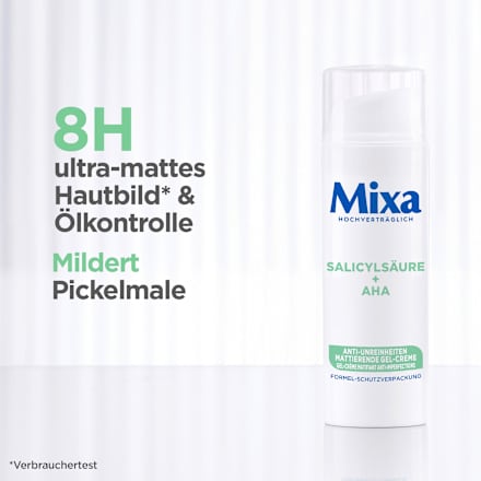 Gel-Creme mattierend Anti-Unreinheiten, 50 ml Mixa