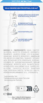 Anti-droogte gezichtscrème, hyaluronzuur, 50 ml