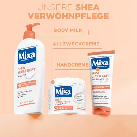 Hand- & Nagelcreme Shea ultra soft mit Glycerin, 100 ml