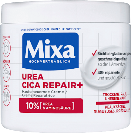 Pflegecreme 10% Urea Cica Repair, 400 ml