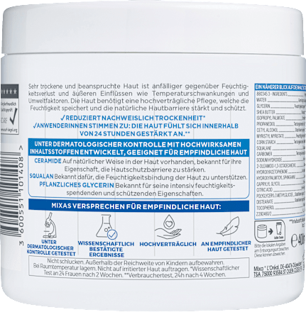 Pflegecreme Ceramide Protect, 400 ml