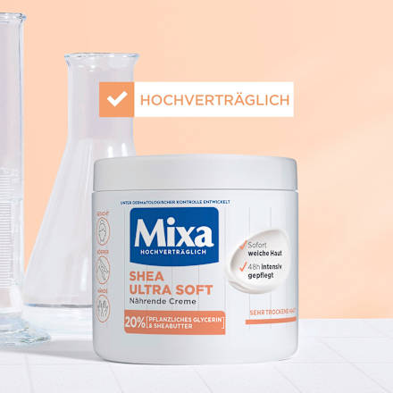 Mixa Shea Ultra Soft Care Cream, 400 ml