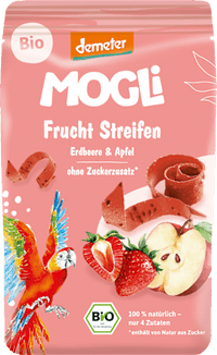 Fruchtgummi Streifen Erdbeere & Apfel, ab 3 Jahren, 25 g