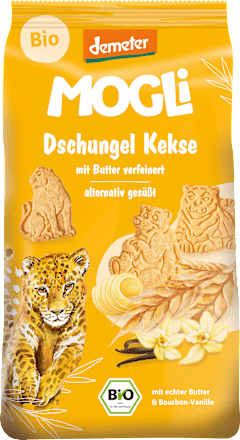 Kinderkekse Dschungel mit Butter ab 3 Jahren, 125 g