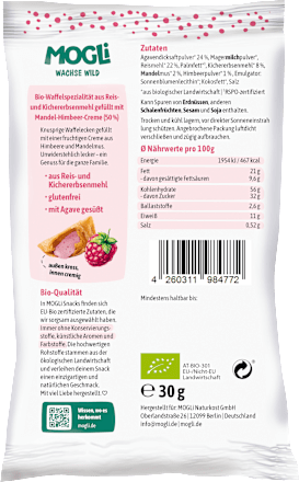 Kinderkekse Himbeer Creme Ecken ab 3 Jahren, 30 g