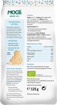 Kinderkekse Kokos ab 3 Jahren, 125 g
