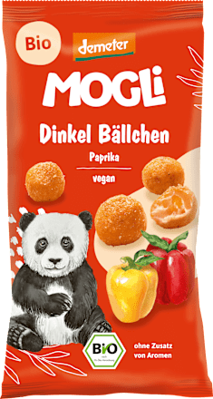Kindersnack Dinkel Bällchen Paprika, ab 3 Jahren, 40 g