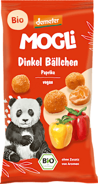 Kindersnack Dinkel Bällchen Paprika, ab 3 Jahren, 40 g