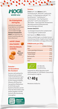 Kindersnack Dinkel Bällchen Paprika, ab 3 Jahren, 40 g