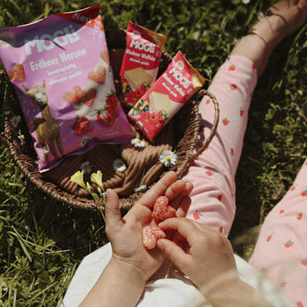 Kindersnack Erdbeer Herzen ab 3 Jahren, 30 g