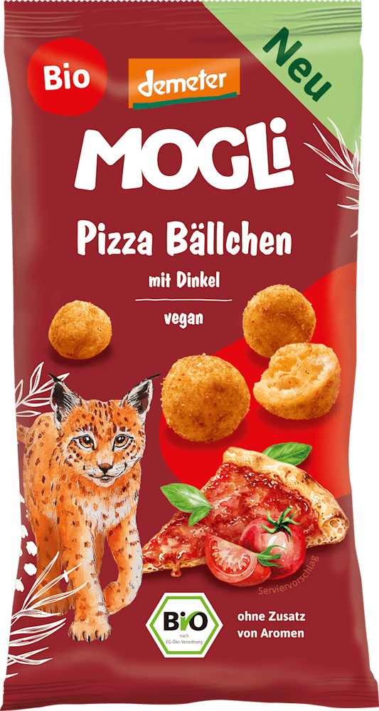 MOGLi Kindersnack Pizza Bällchen mit Dinkel ab 3 Jahren, 40 g