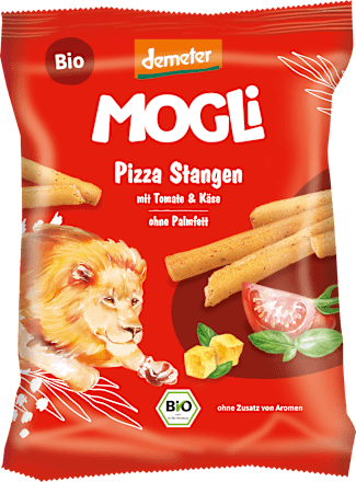 Kindersnack Pizza Stangen mit Käse und Olivenöl, ab 3 Jahren, 75 g