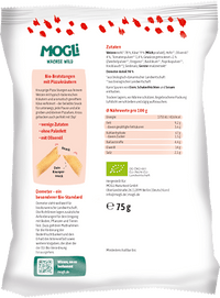 Kindersnack Pizza Stangen mit Käse und Olivenöl, ab 3 Jahren, 75 g