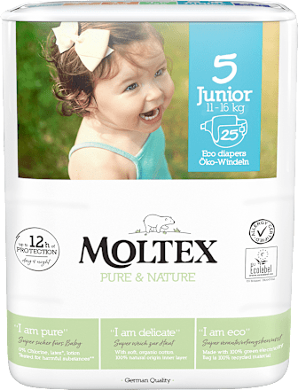 Windeln Pure & Nature Gr. 5 Junior (11-16 kg), 25 St
