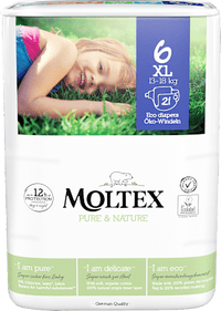 Pure &amp; Nature Luiers Maat 6 XL (13-18 kg), 21 stuks