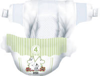 Windeln Gr. 4 (7-14 kg), 42 St Moomin Baby