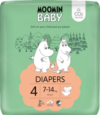 Windeln Gr. 4 (7-14 kg), 42 St Moomin Baby