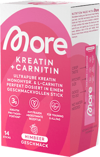 Kreatin + Carnitin Sticks 14 St, Himbeer Geschmack, 70 g