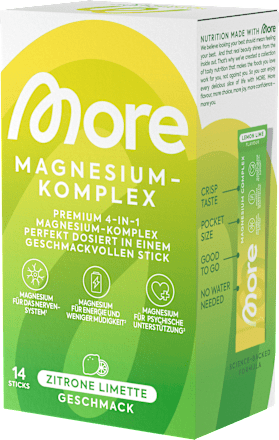 Magnesium-Komplex Sticks 14 St, Zitrone Limette Geschmack, 49 g
