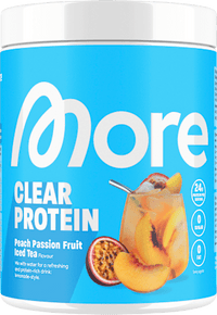 Proteinpulver, Clear Protein Peach Passion Fruit Iced Tea Geschmack, 300 g More Nutrition