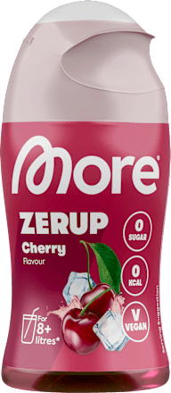 Sirup Cherry Geschmack, vegan, 65 ml More Nutrition
