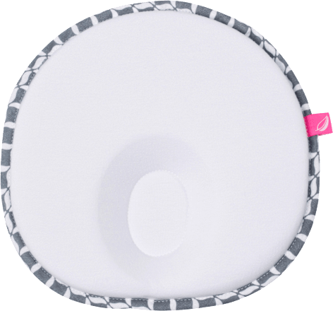 Babykussen ergonomisch met traagschuim, grijs classics, 1 stuk