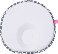 Babykussen ergonomisch met traagschuim, grijs classics, 1 stuk