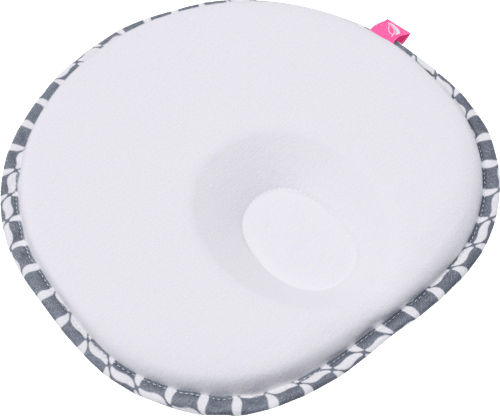 Babykussen ergonomisch met traagschuim, grijs classics, 1 stuk