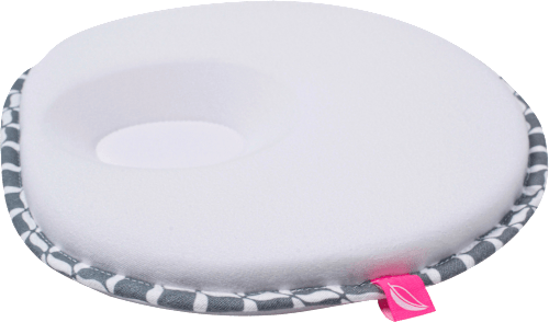 Babykussen ergonomisch met traagschuim, grijs classics, 1 stuk