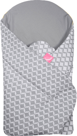 Zachte inbakerdeken, grijs Classic, 1 stuk