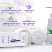 IntiFresh intieme verzorgingsdoekjes, 12 stuks