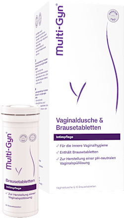 Vaginale douche + bruistabletten 1 st, 1 st