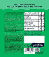Collagen Hazelnut Butter Cups, 70 g