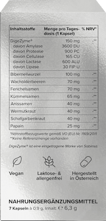 Blähbauch-Komplex Active Debloat Kapseln, 7 St