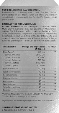 Blähbauch-Komplex Active Debloat Kapseln, 7 St