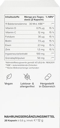 Darm-Komplex Dailybacs Women Kapseln 20 St, 12 g