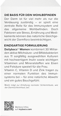 Darm-Komplex Dailybacs Women Kapseln 20 St, 12 g