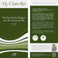 Wochenbett Einlagen aus Bio-Baumwolle , 10 St