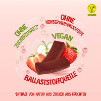 Trockenfrüchte, Fruchtsnack Erdbeere, Softe Stückchen auf Apfelbasis, 35 g