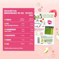 Trockenfrüchte, Fruchtsnack Himbeere, Softe Stückchen auf Apfelbasis, 35 g