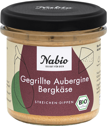 Brotaufstrich, Gegrillte Aubergine Bergkäse, 135 g