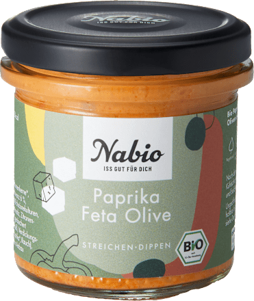 Brotaufstrich, Paprika Feta Olive, 135 g