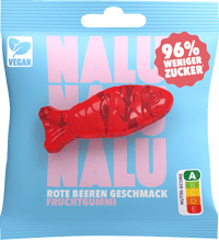 Fruchtgummi, Rote Beeren, 50 g
