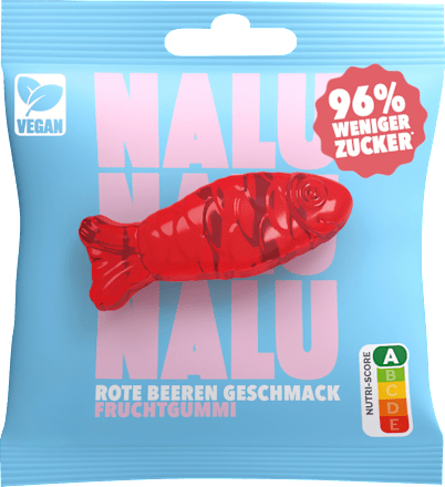 Fruchtgummi, Rote Beeren, 50 g
