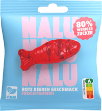Fruchtgummi, Rote Beeren, 50 g