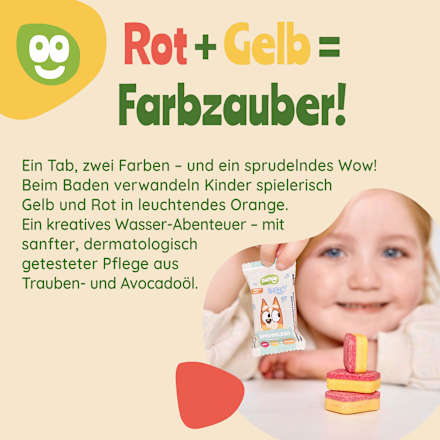 Kinder Badezusatz Badetab Sprudelbad Bluey, 1 St